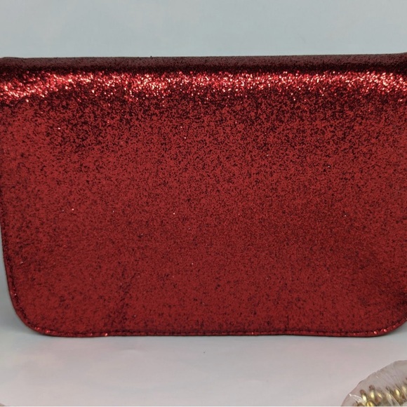 Jimmy Choo Sparkling Red Crossbody Bag - Picture 6 of 9